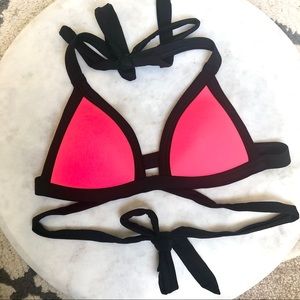 Victoria’s Secret PINK | Pink wrap bikini top